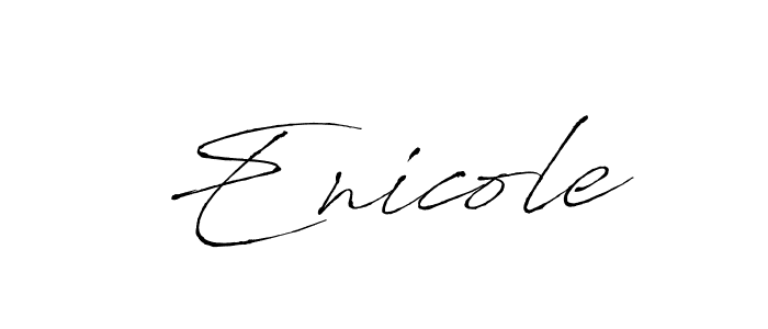 How to Draw Enicole signature style? Antro_Vectra is a latest design signature styles for name Enicole. Enicole signature style 6 images and pictures png
