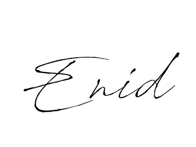 Create a beautiful signature design for name Enid. With this signature (Antro_Vectra) fonts, you can make a handwritten signature for free. Enid signature style 6 images and pictures png