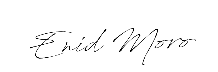 Similarly Antro_Vectra is the best handwritten signature design. Signature creator online .You can use it as an online autograph creator for name Enid Moro. Enid Moro signature style 6 images and pictures png