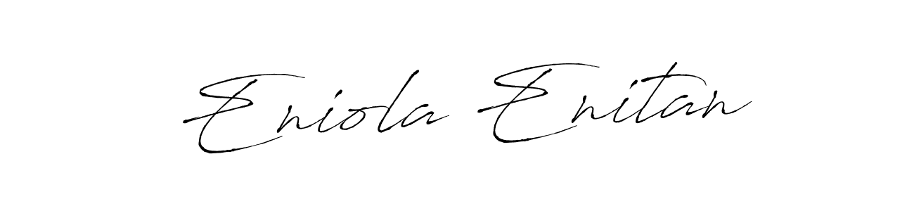 Eniola Enitan stylish signature style. Best Handwritten Sign (Antro_Vectra) for my name. Handwritten Signature Collection Ideas for my name Eniola Enitan. Eniola Enitan signature style 6 images and pictures png