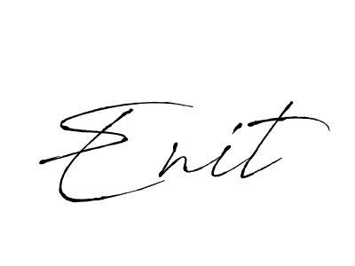 How to make Enit signature? Antro_Vectra is a professional autograph style. Create handwritten signature for Enit name. Enit signature style 6 images and pictures png