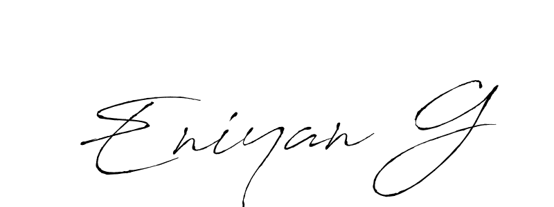 The best way (Antro_Vectra) to make a short signature is to pick only two or three words in your name. The name Eniyan G include a total of six letters. For converting this name. Eniyan G signature style 6 images and pictures png