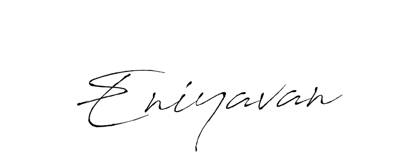 The best way (Antro_Vectra) to make a short signature is to pick only two or three words in your name. The name Eniyavan include a total of six letters. For converting this name. Eniyavan signature style 6 images and pictures png