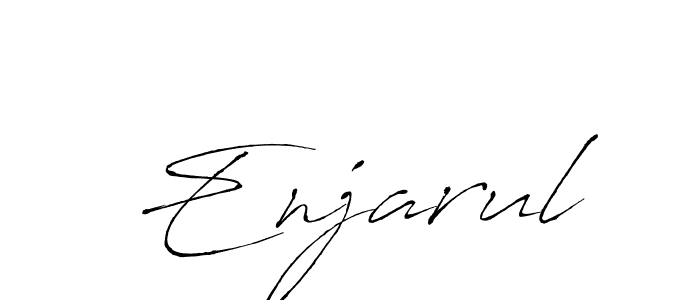 Create a beautiful signature design for name Enjarul. With this signature (Antro_Vectra) fonts, you can make a handwritten signature for free. Enjarul signature style 6 images and pictures png