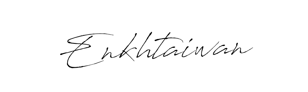 Use a signature maker to create a handwritten signature online. With this signature software, you can design (Antro_Vectra) your own signature for name Enkhtaiwan. Enkhtaiwan signature style 6 images and pictures png