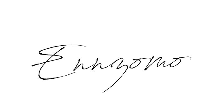 How to make Ennzomo signature? Antro_Vectra is a professional autograph style. Create handwritten signature for Ennzomo name. Ennzomo signature style 6 images and pictures png