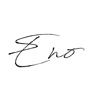 Use a signature maker to create a handwritten signature online. With this signature software, you can design (Antro_Vectra) your own signature for name Eno. Eno signature style 6 images and pictures png