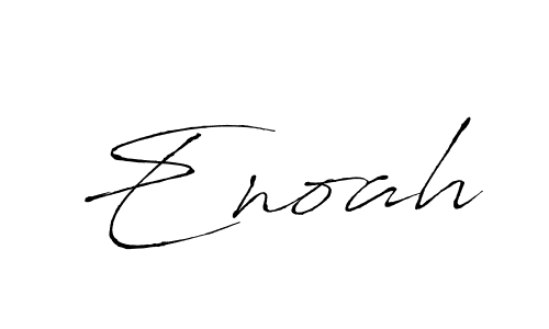 Enoah stylish signature style. Best Handwritten Sign (Antro_Vectra) for my name. Handwritten Signature Collection Ideas for my name Enoah. Enoah signature style 6 images and pictures png