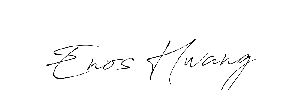 Also You can easily find your signature by using the search form. We will create Enos Hwang name handwritten signature images for you free of cost using Antro_Vectra sign style. Enos Hwang signature style 6 images and pictures png