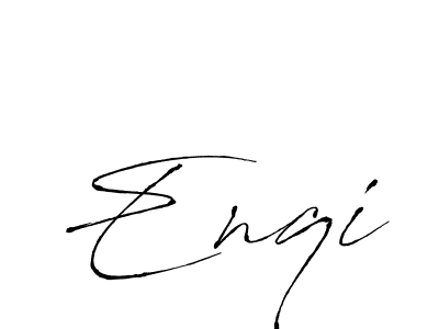 Best and Professional Signature Style for Enqi. Antro_Vectra Best Signature Style Collection. Enqi signature style 6 images and pictures png