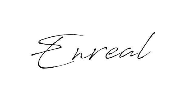 Enreal stylish signature style. Best Handwritten Sign (Antro_Vectra) for my name. Handwritten Signature Collection Ideas for my name Enreal. Enreal signature style 6 images and pictures png