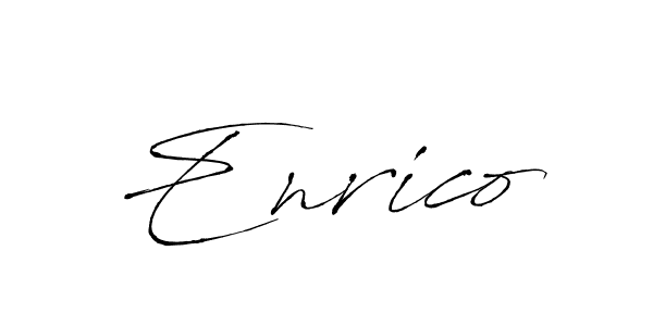Also we have Enrico name is the best signature style. Create professional handwritten signature collection using Antro_Vectra autograph style. Enrico signature style 6 images and pictures png