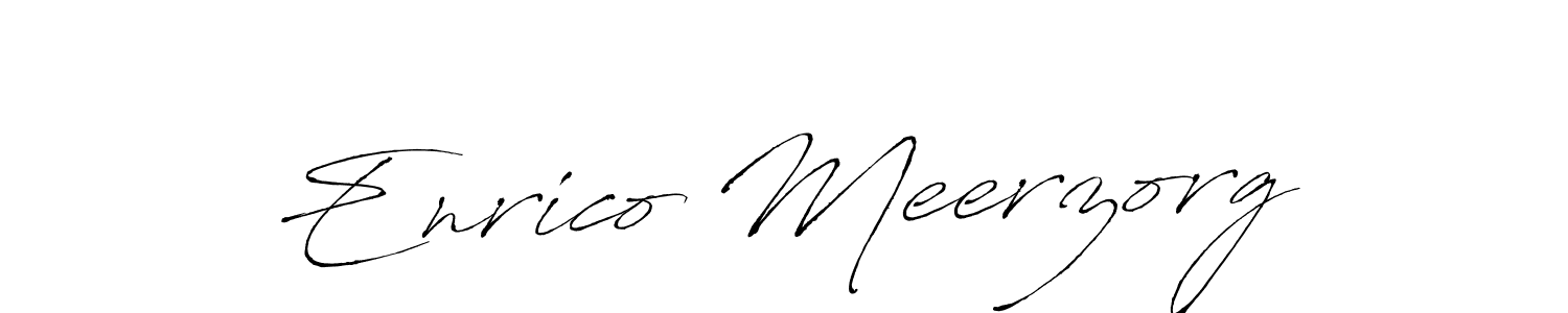 Use a signature maker to create a handwritten signature online. With this signature software, you can design (Antro_Vectra) your own signature for name Enrico Meerzorg. Enrico Meerzorg signature style 6 images and pictures png