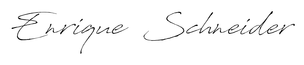 How to make Enrique  Schneider signature? Antro_Vectra is a professional autograph style. Create handwritten signature for Enrique  Schneider name. Enrique  Schneider signature style 6 images and pictures png