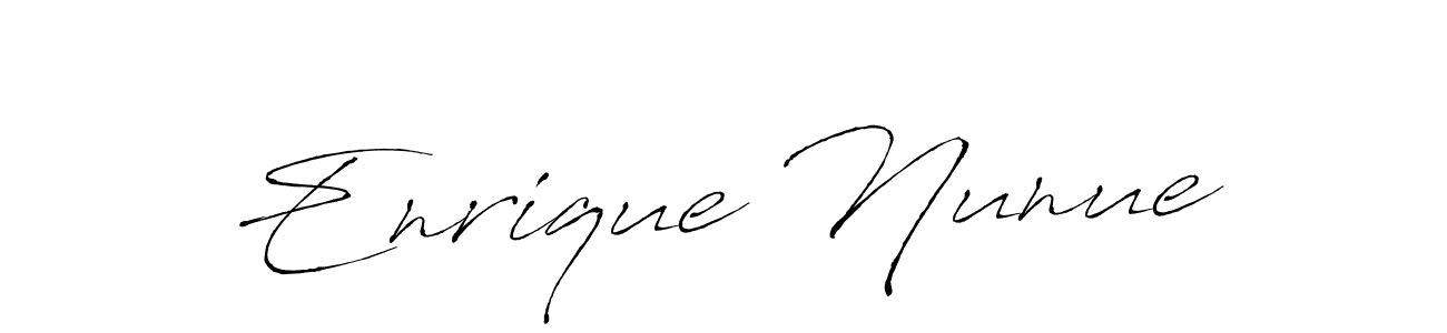 Make a beautiful signature design for name Enrique Nunue. With this signature (Antro_Vectra) style, you can create a handwritten signature for free. Enrique Nunue signature style 6 images and pictures png