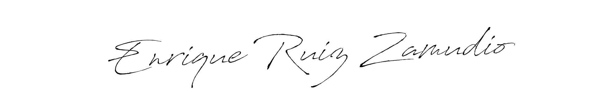 Create a beautiful signature design for name Enrique Ruiz Zamudio. With this signature (Antro_Vectra) fonts, you can make a handwritten signature for free. Enrique Ruiz Zamudio signature style 6 images and pictures png