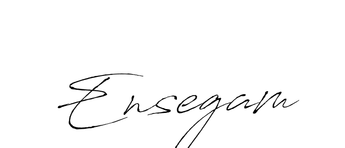 Use a signature maker to create a handwritten signature online. With this signature software, you can design (Antro_Vectra) your own signature for name Ensegam. Ensegam signature style 6 images and pictures png