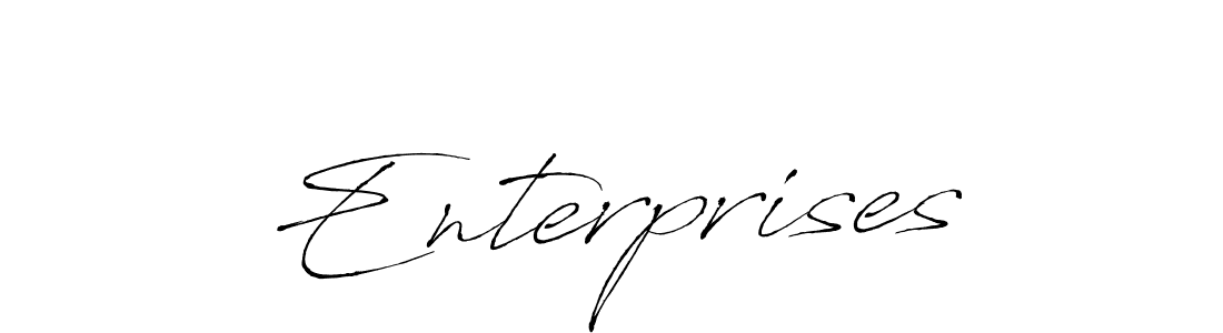 The best way (Antro_Vectra) to make a short signature is to pick only two or three words in your name. The name Enterprises include a total of six letters. For converting this name. Enterprises signature style 6 images and pictures png