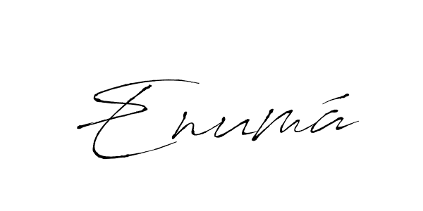 Antro_Vectra is a professional signature style that is perfect for those who want to add a touch of class to their signature. It is also a great choice for those who want to make their signature more unique. Get Enumá name to fancy signature for free. Enumá signature style 6 images and pictures png