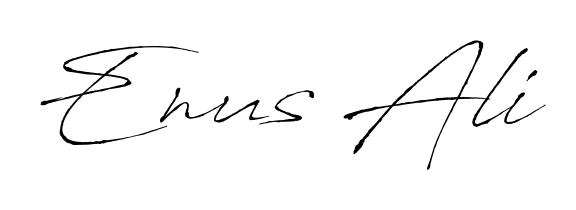 The Antro_Vectra signature style provides a bold statement for name Enus Ali. Designed for business owners, executives, and leaders. Enus Ali signature style 6 images and pictures png