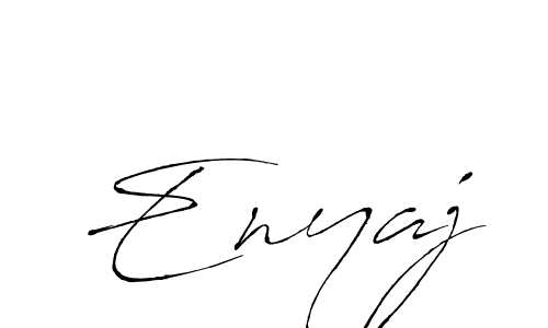 Enyaj stylish signature style. Best Handwritten Sign (Antro_Vectra) for my name. Handwritten Signature Collection Ideas for my name Enyaj. Enyaj signature style 6 images and pictures png