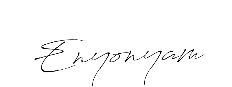 Design your own signature with our free online signature maker. With this signature software, you can create a handwritten (Antro_Vectra) signature for name Enyonyam. Enyonyam signature style 6 images and pictures png