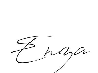 Also we have Enza name is the best signature style. Create professional handwritten signature collection using Antro_Vectra autograph style. Enza signature style 6 images and pictures png