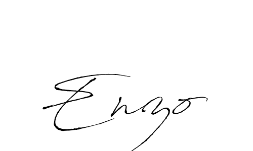 Create a beautiful signature design for name Enzo . With this signature (Antro_Vectra) fonts, you can make a handwritten signature for free. Enzo  signature style 6 images and pictures png