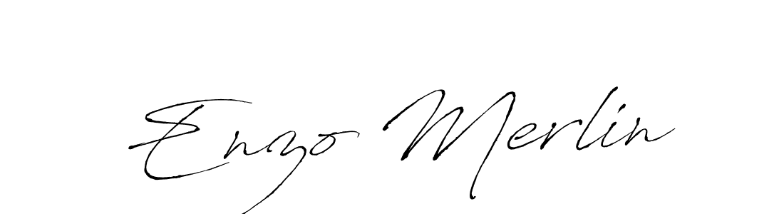 Similarly Antro_Vectra is the best handwritten signature design. Signature creator online .You can use it as an online autograph creator for name Enzo Merlin. Enzo Merlin signature style 6 images and pictures png