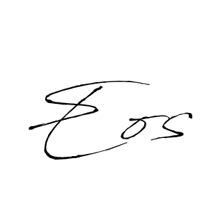 The best way (Antro_Vectra) to make a short signature is to pick only two or three words in your name. The name Eos include a total of six letters. For converting this name. Eos signature style 6 images and pictures png