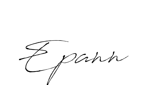 Create a beautiful signature design for name Epann. With this signature (Antro_Vectra) fonts, you can make a handwritten signature for free. Epann signature style 6 images and pictures png