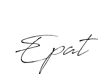 Also You can easily find your signature by using the search form. We will create Epat name handwritten signature images for you free of cost using Antro_Vectra sign style. Epat signature style 6 images and pictures png