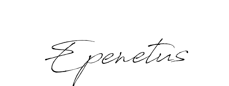 Create a beautiful signature design for name Epenetus. With this signature (Antro_Vectra) fonts, you can make a handwritten signature for free. Epenetus signature style 6 images and pictures png