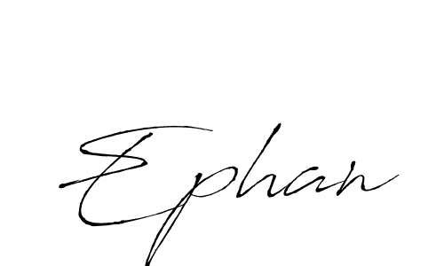 Make a beautiful signature design for name Ephan. Use this online signature maker to create a handwritten signature for free. Ephan signature style 6 images and pictures png