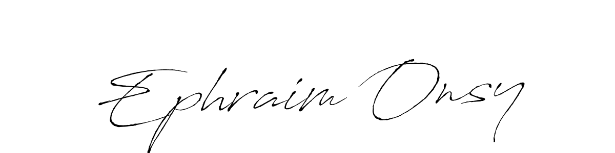 Best and Professional Signature Style for Ephraim Onsy. Antro_Vectra Best Signature Style Collection. Ephraim Onsy signature style 6 images and pictures png