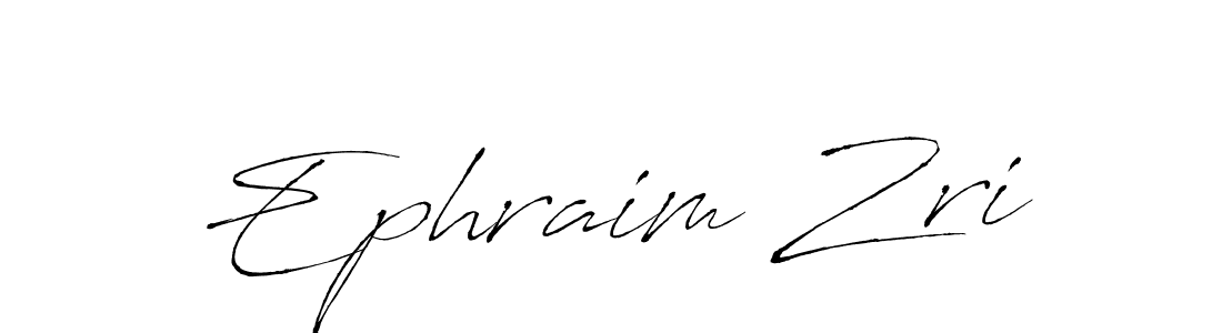 Create a beautiful signature design for name Ephraim Zri. With this signature (Antro_Vectra) fonts, you can make a handwritten signature for free. Ephraim Zri signature style 6 images and pictures png
