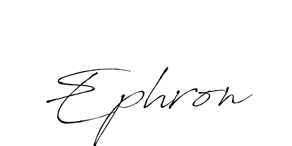 You should practise on your own different ways (Antro_Vectra) to write your name (Ephron) in signature. don't let someone else do it for you. Ephron signature style 6 images and pictures png