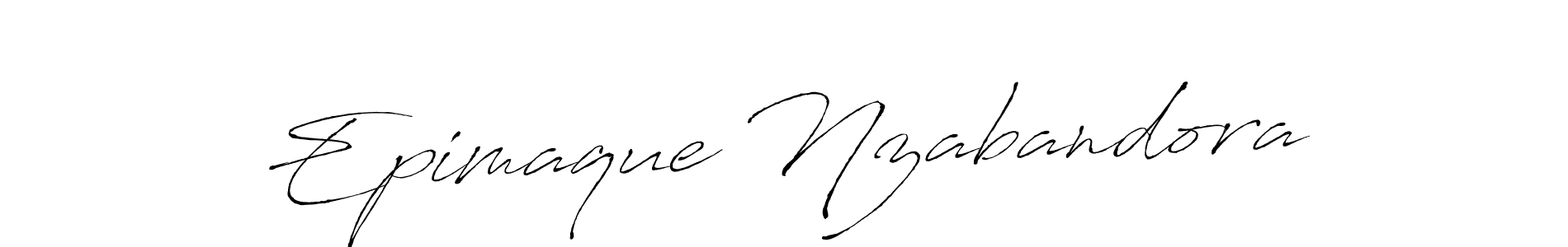 Design your own signature with our free online signature maker. With this signature software, you can create a handwritten (Antro_Vectra) signature for name Epimaque Nzabandora. Epimaque Nzabandora signature style 6 images and pictures png