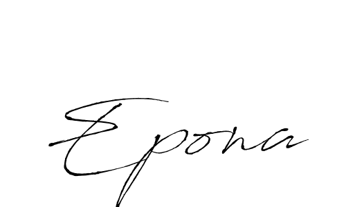 Epona stylish signature style. Best Handwritten Sign (Antro_Vectra) for my name. Handwritten Signature Collection Ideas for my name Epona. Epona signature style 6 images and pictures png