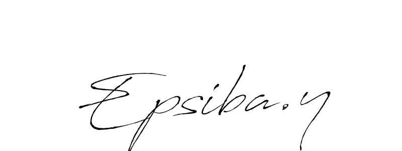 Create a beautiful signature design for name Epsiba.y. With this signature (Antro_Vectra) fonts, you can make a handwritten signature for free. Epsiba.y signature style 6 images and pictures png