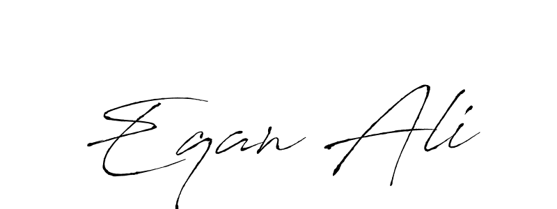 Design your own signature with our free online signature maker. With this signature software, you can create a handwritten (Antro_Vectra) signature for name Eqan Ali. Eqan Ali signature style 6 images and pictures png