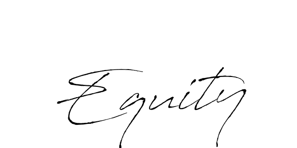 Create a beautiful signature design for name Equity. With this signature (Antro_Vectra) fonts, you can make a handwritten signature for free. Equity signature style 6 images and pictures png