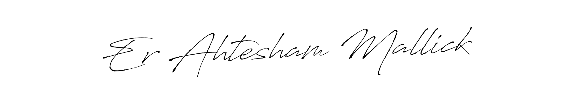 You can use this online signature creator to create a handwritten signature for the name Er Ahtesham Mallick. This is the best online autograph maker. Er Ahtesham Mallick signature style 6 images and pictures png