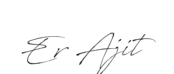 Make a beautiful signature design for name Er Ajit. Use this online signature maker to create a handwritten signature for free. Er Ajit signature style 6 images and pictures png