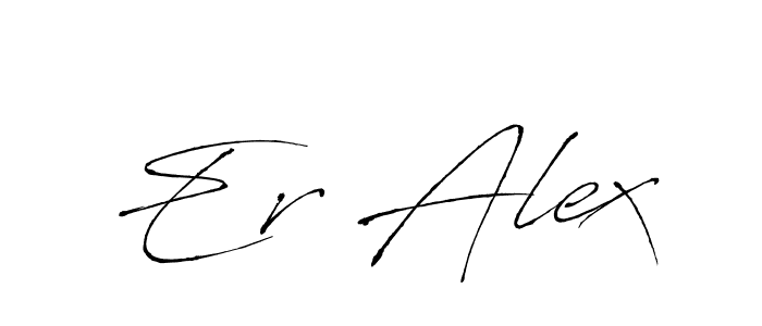 Make a beautiful signature design for name Er Alex. Use this online signature maker to create a handwritten signature for free. Er Alex signature style 6 images and pictures png