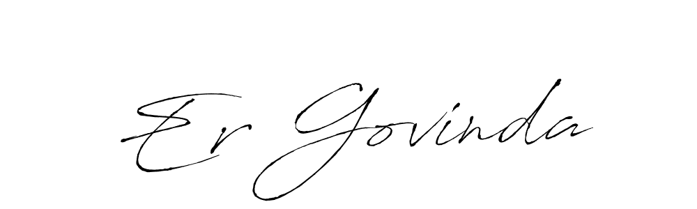 Once you've used our free online signature maker to create your best signature Antro_Vectra style, it's time to enjoy all of the benefits that Er Govinda name signing documents. Er Govinda signature style 6 images and pictures png