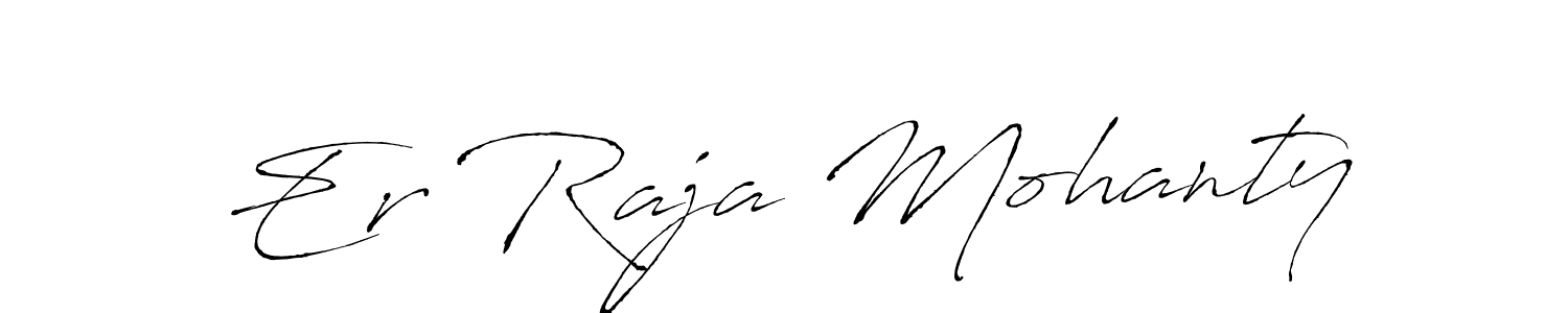 Also we have Er Raja Mohanty name is the best signature style. Create professional handwritten signature collection using Antro_Vectra autograph style. Er Raja Mohanty signature style 6 images and pictures png