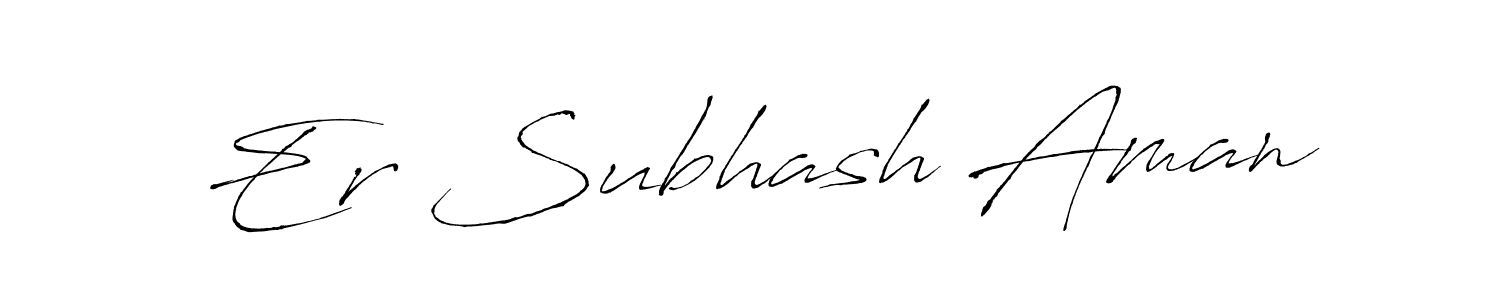 Once you've used our free online signature maker to create your best signature Antro_Vectra style, it's time to enjoy all of the benefits that Er Subhash Aman name signing documents. Er Subhash Aman signature style 6 images and pictures png