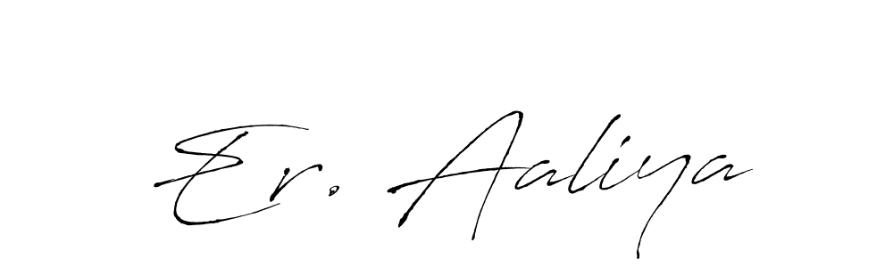 Use a signature maker to create a handwritten signature online. With this signature software, you can design (Antro_Vectra) your own signature for name Er. Aaliya. Er. Aaliya signature style 6 images and pictures png