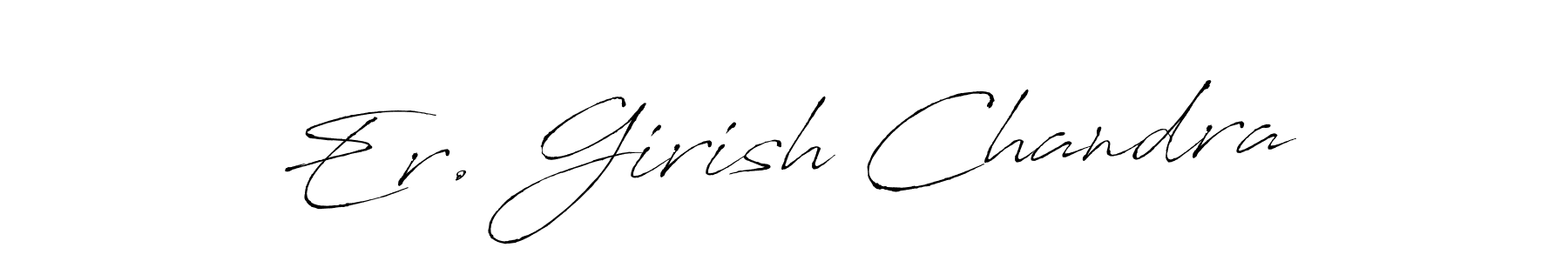 This is the best signature style for the Er. Girish Chandra name. Also you like these signature font (Antro_Vectra). Mix name signature. Er. Girish Chandra signature style 6 images and pictures png